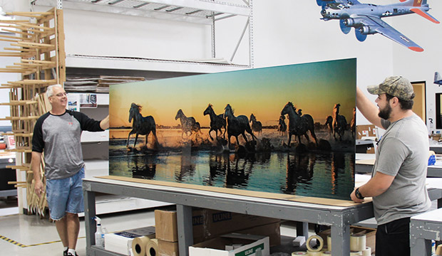 custom booth in the tradeshow