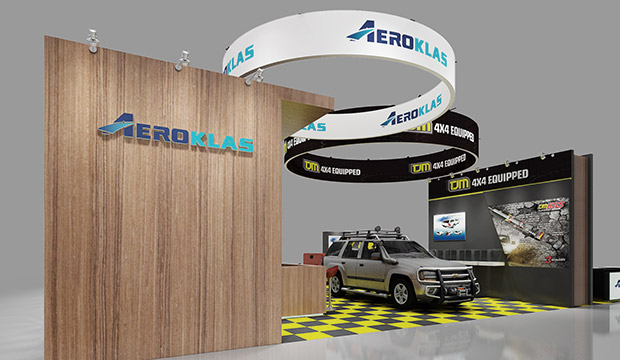 graphics printing display for exhibition