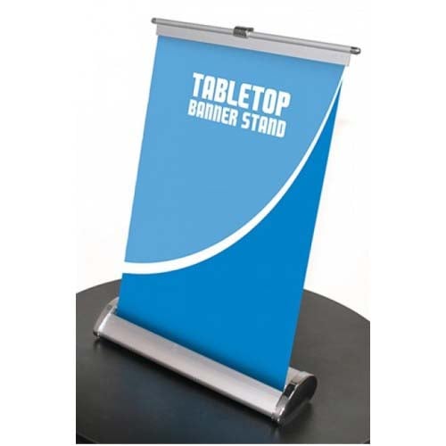 Table top banner stand