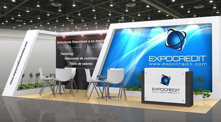 Stand de feria de 20x20.