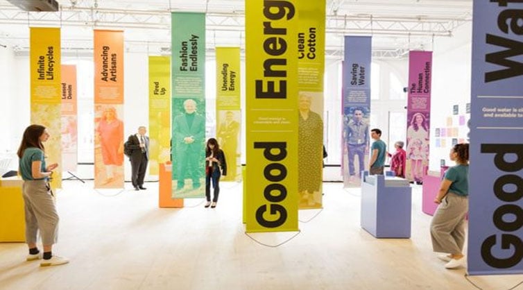 A trade show booth example