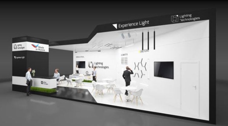 An exhibit stall design