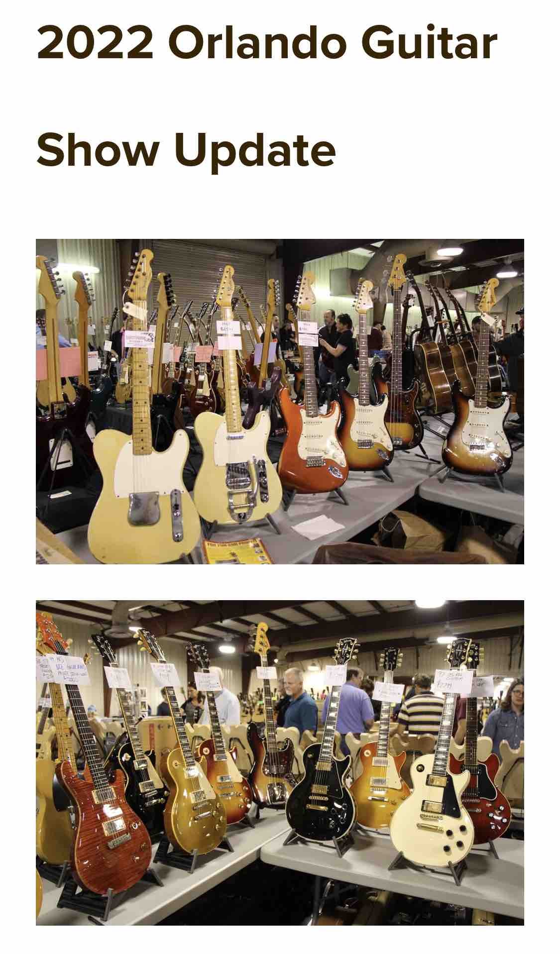 Spectacle de guitare à Orlando