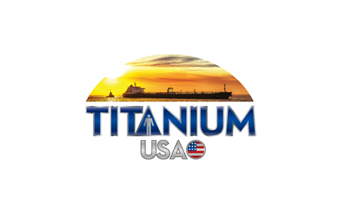 Logotipo de la feria TITANIUM USA