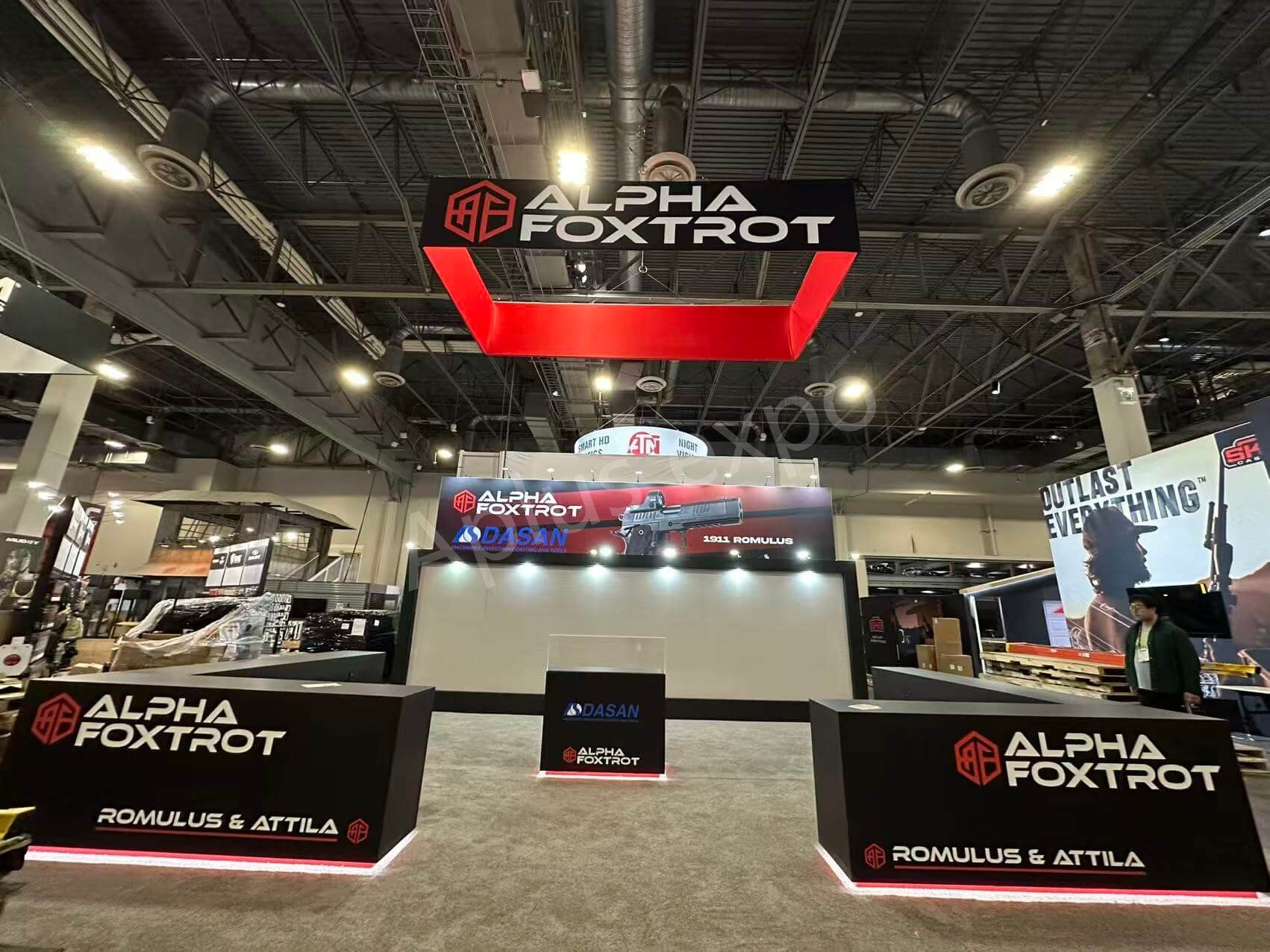 Alpha foxtrot 20x30 Schrotschau 2026 Stand 1