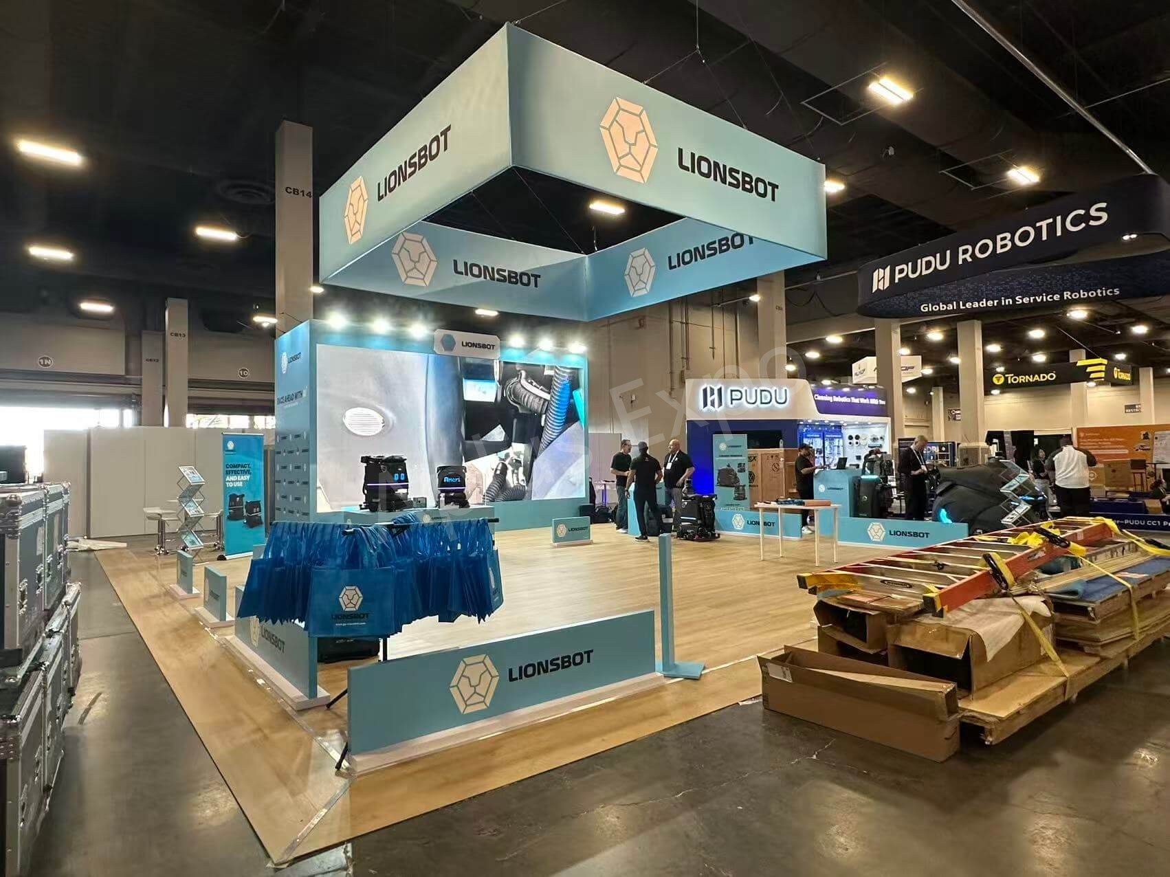 Lionsbot 40x40 ISSA SHOW 2025 Booth 2