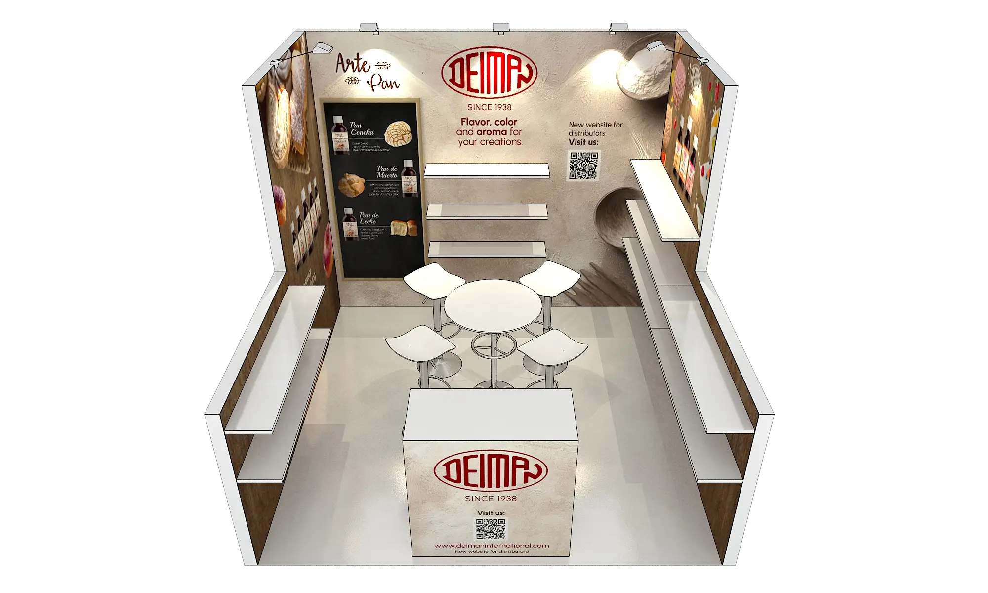 Deiman 10x10' IBIE 2025 Booth 4