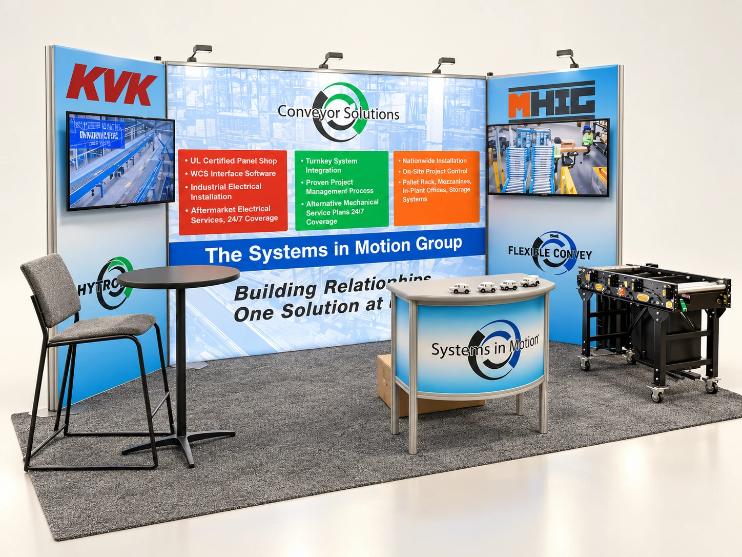 10×10 booth concept reference