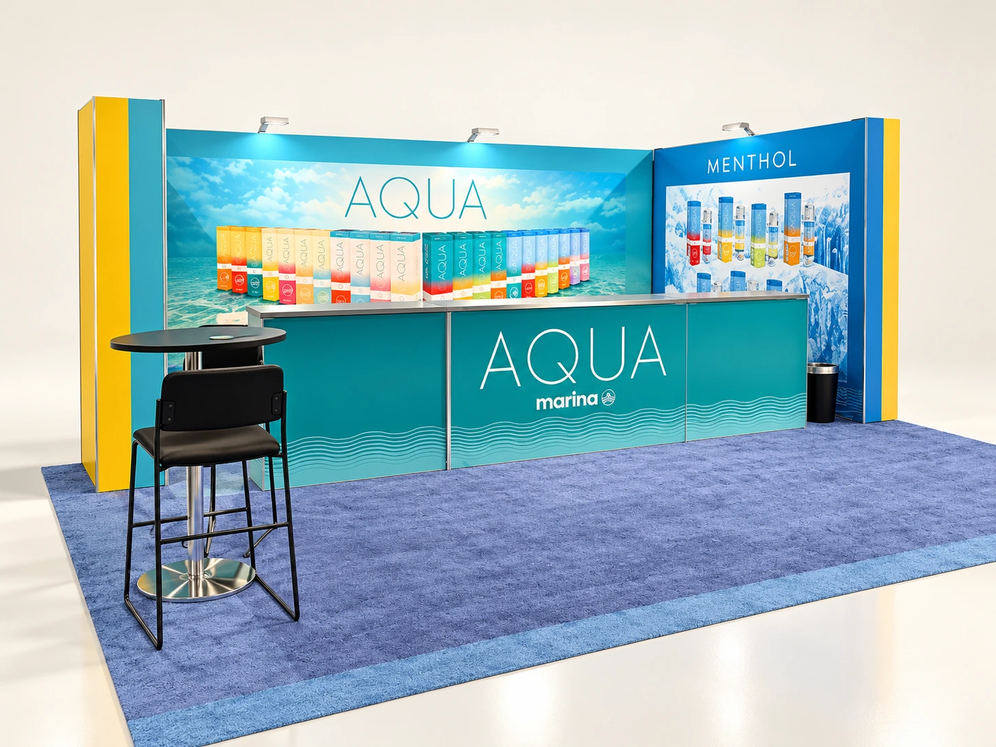 10×20 booth concept reference