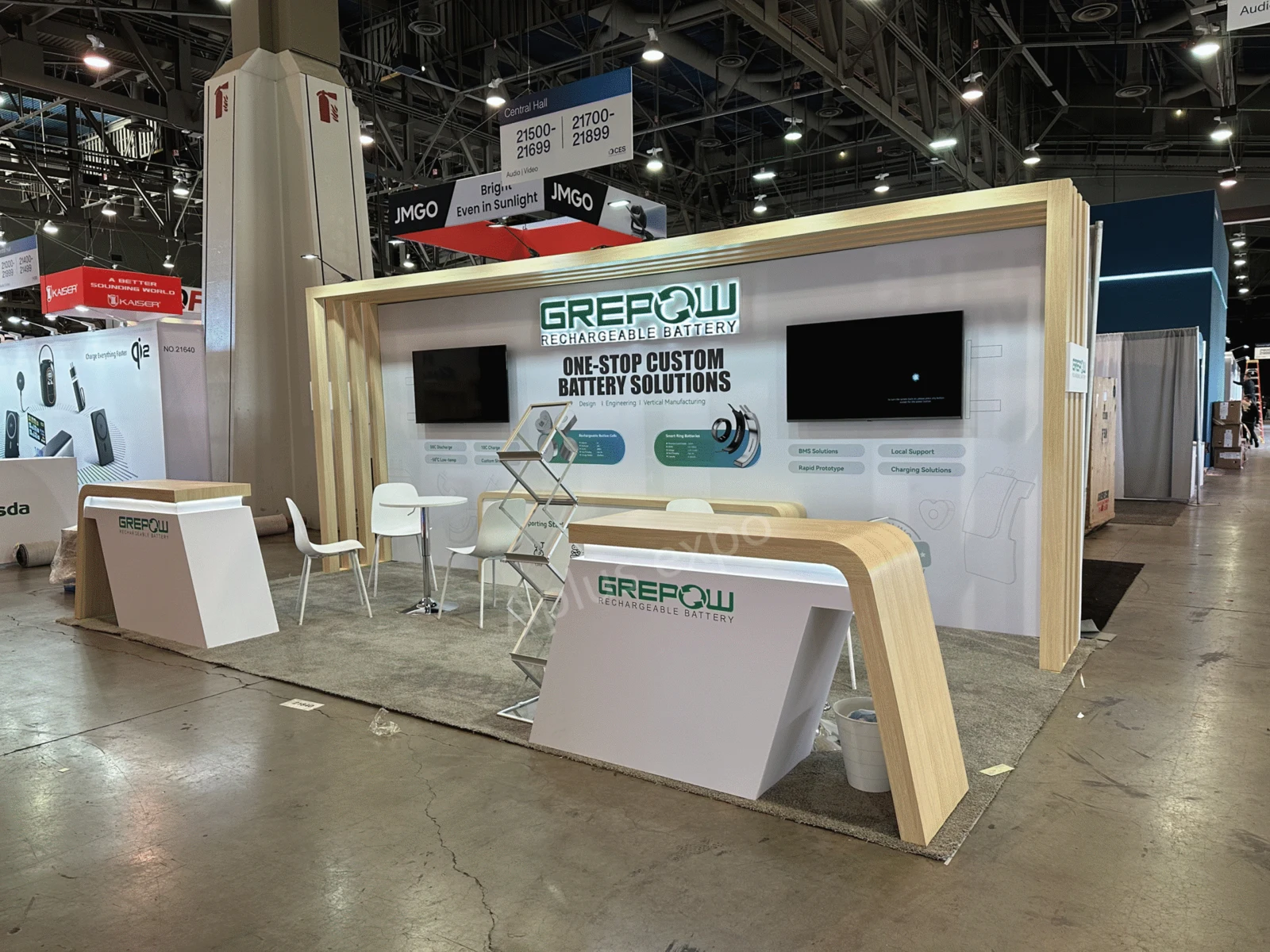 GREPOW booth at CES 2025
